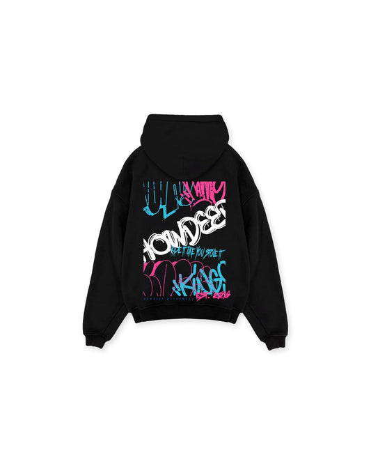 RAGE BLACK - Premium Hoodie - HOW DEEP