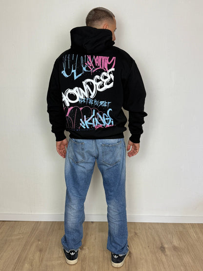 RAGE BLACK - Premium Hoodie - HOW DEEP