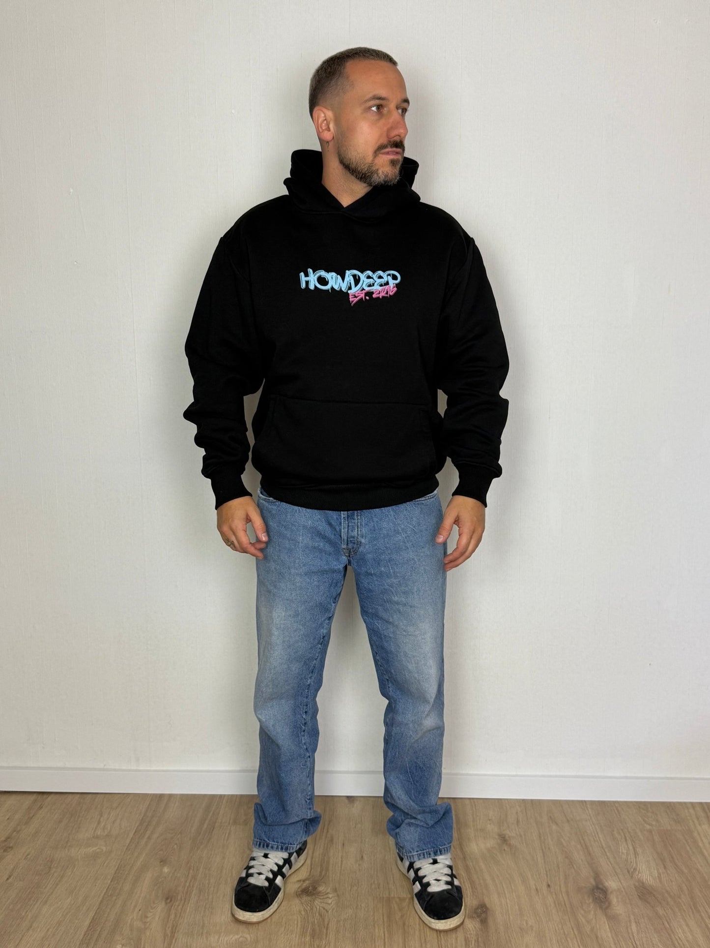 RAGE BLACK - Premium Hoodie - HOW DEEP