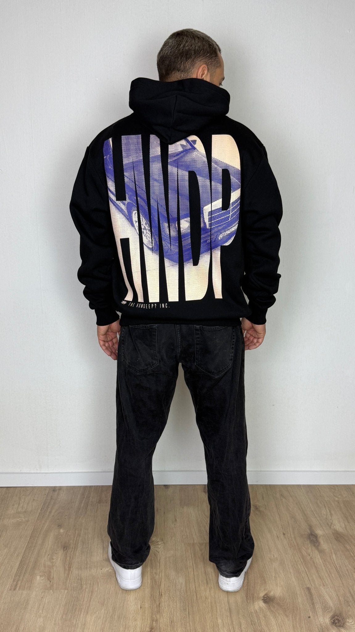 REPEAT EVO BLACK - Premium Hoodie - HOW DEEP