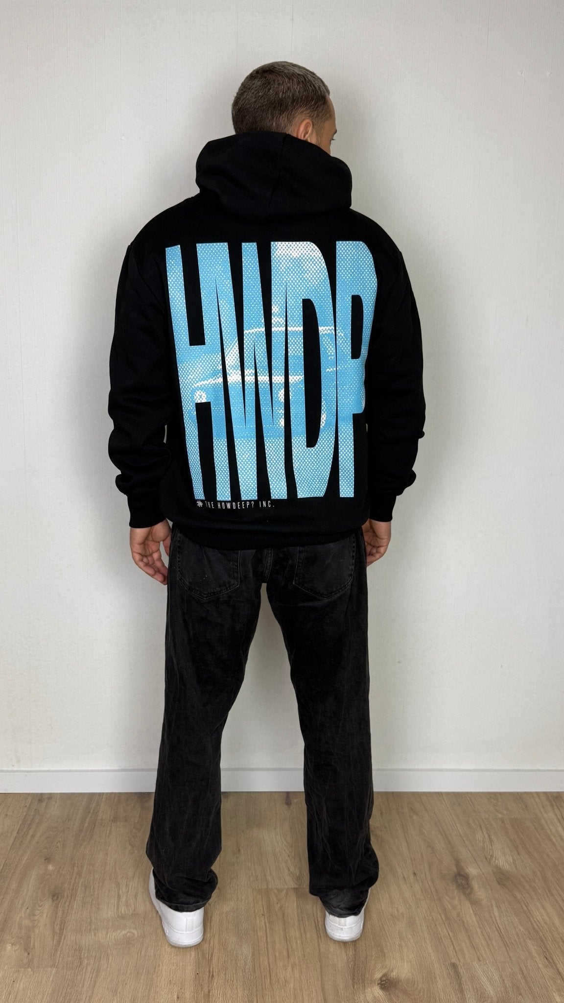 REPEAT MK2 BLACK - Premium Hoodie - HOW DEEP