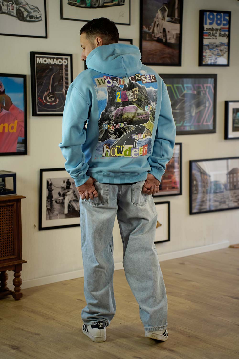 SEEFAHRER – Oversized Hoodie Blue - HOW DEEP