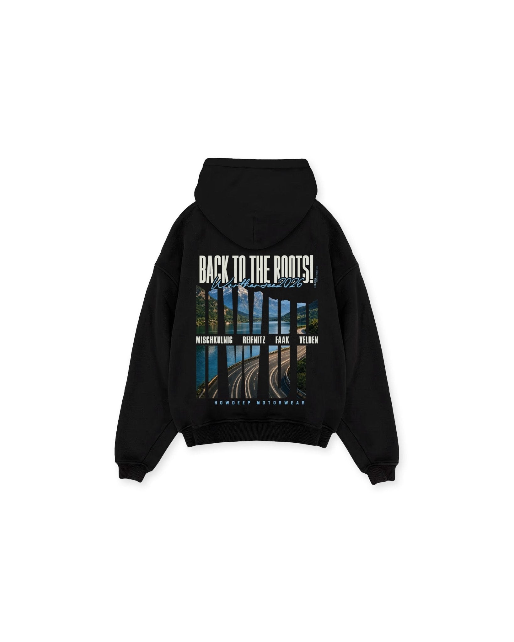 SEEFIEBER - Premium Hoodie Schwarz - HOW DEEP