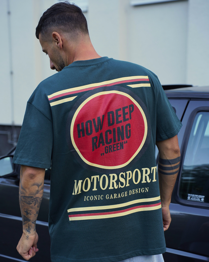 RACING GREEN – HOWDEEP Premium T-Shirt Bottle Green