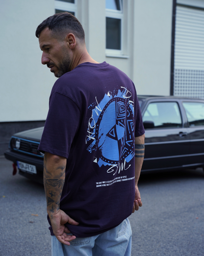 PURPLE ICE – HOWDEEP Premium T-Shirt Plum Purple