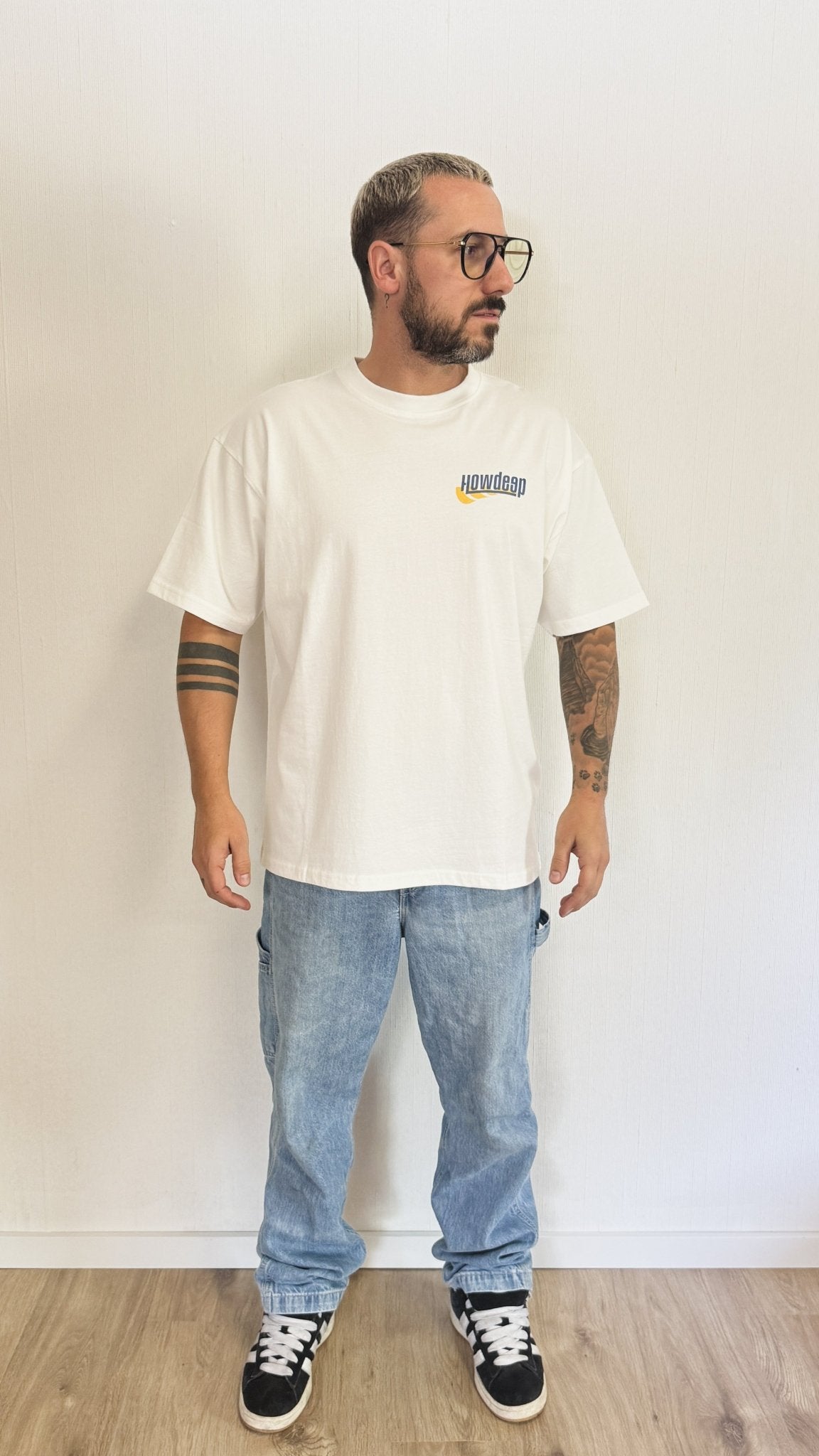 SPEEDWAY WHT - Premium Shirt - HOW DEEP