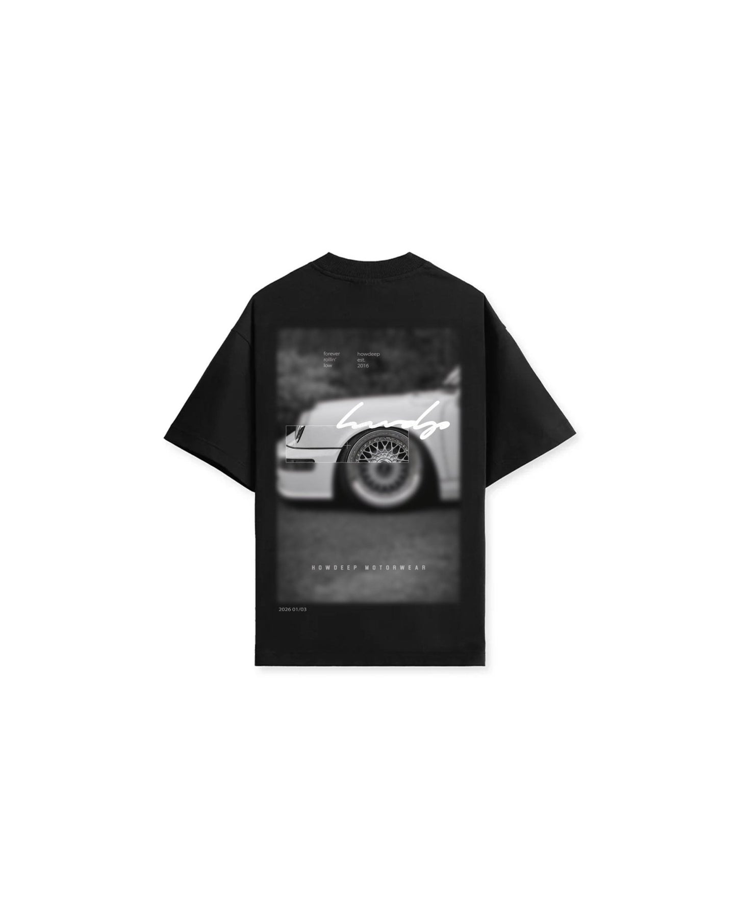 WHEEL PASSION V2 Shirt – Premium T-Shirt Schwarz - HOW DEEP