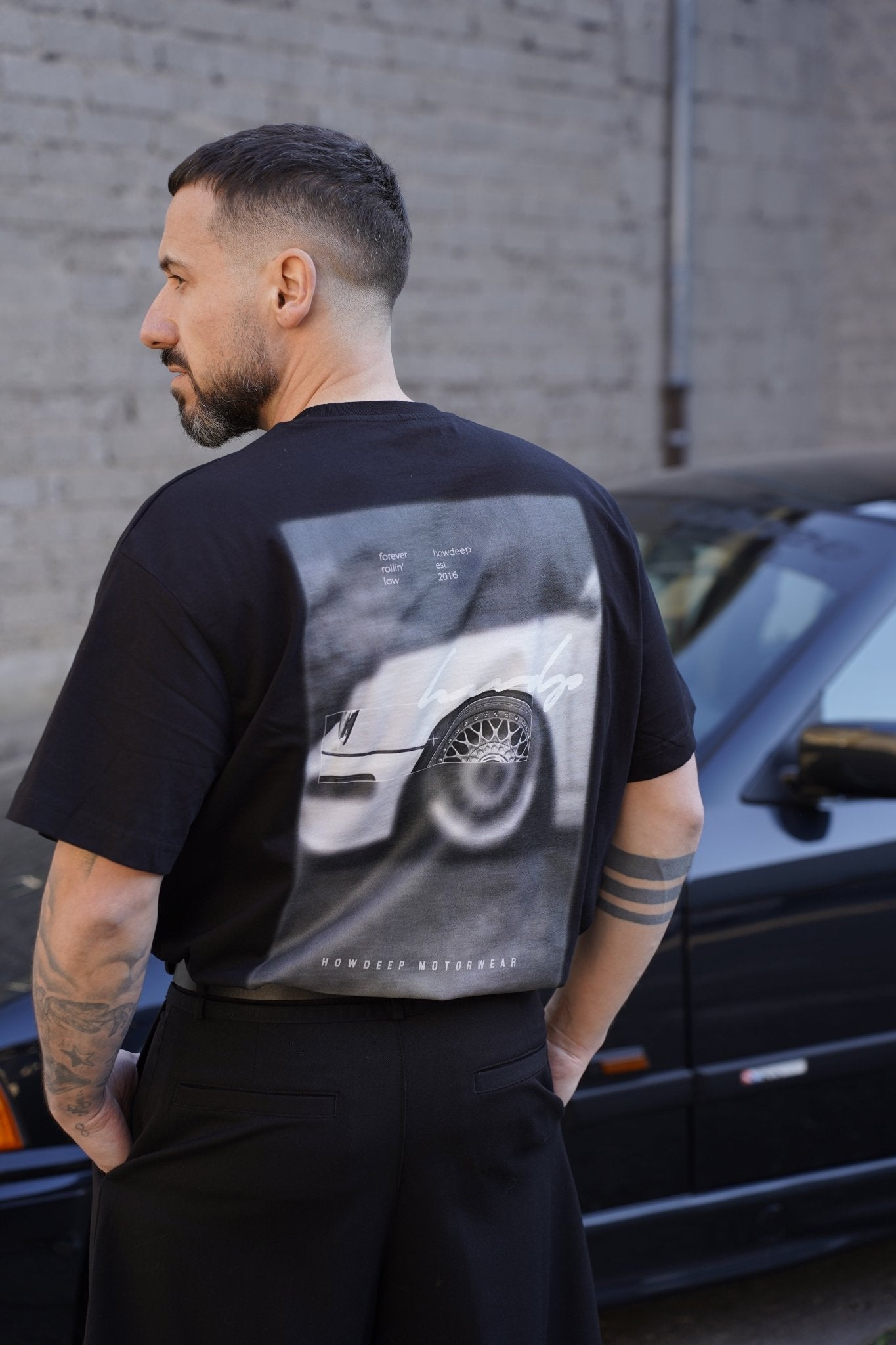 WHEEL PASSION V2 Shirt – Premium T-Shirt Schwarz - HOW DEEP