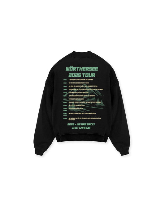 WÖRTHERSEE 2025 BLACK - Premium Crewneck - HOW DEEP