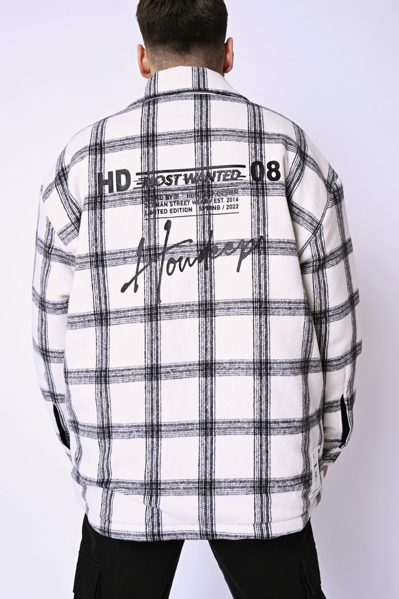 HD WHITE SQUARED - Flanell Jacket
