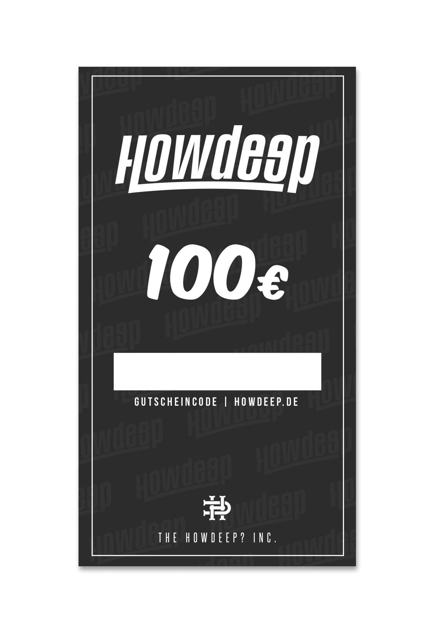 Geschenkgutschein - HOW DEEP