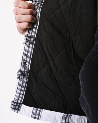 HD WHITE SQUARED - Flanell Jacket - HOW DEEP