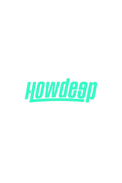 Logo - Sticker Plot 22 cm - HOW DEEP
