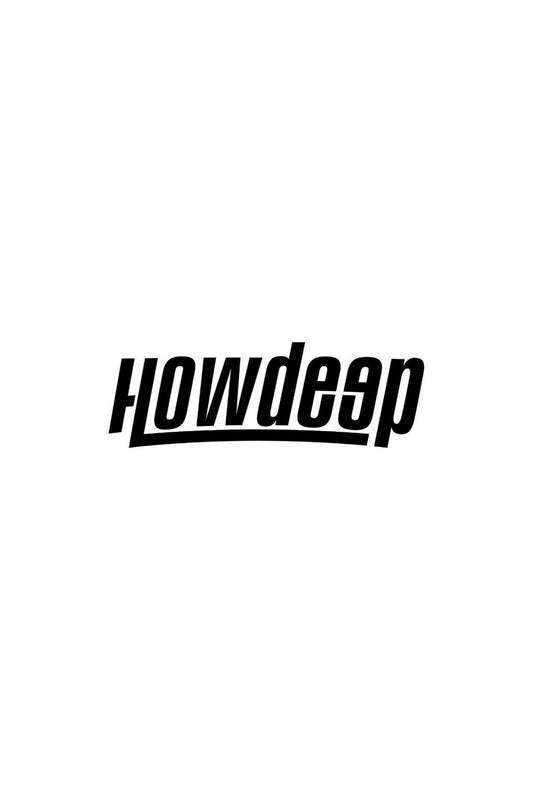 Logo - Sticker Plot 22 cm - HOW DEEP